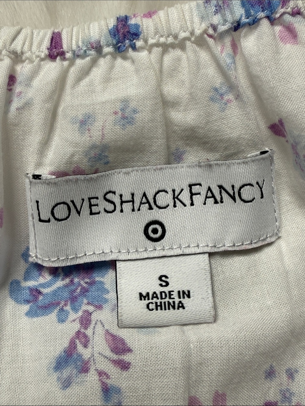 LoveShackFancy x Target Gemma Maxi Dress S Floral Puff Sleeve Smocked Garden - Picture 3 of 16
